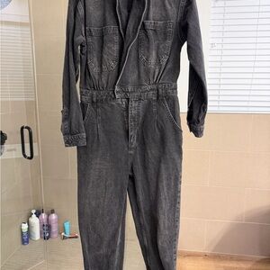 We The Free Charcoal Denim Jacket